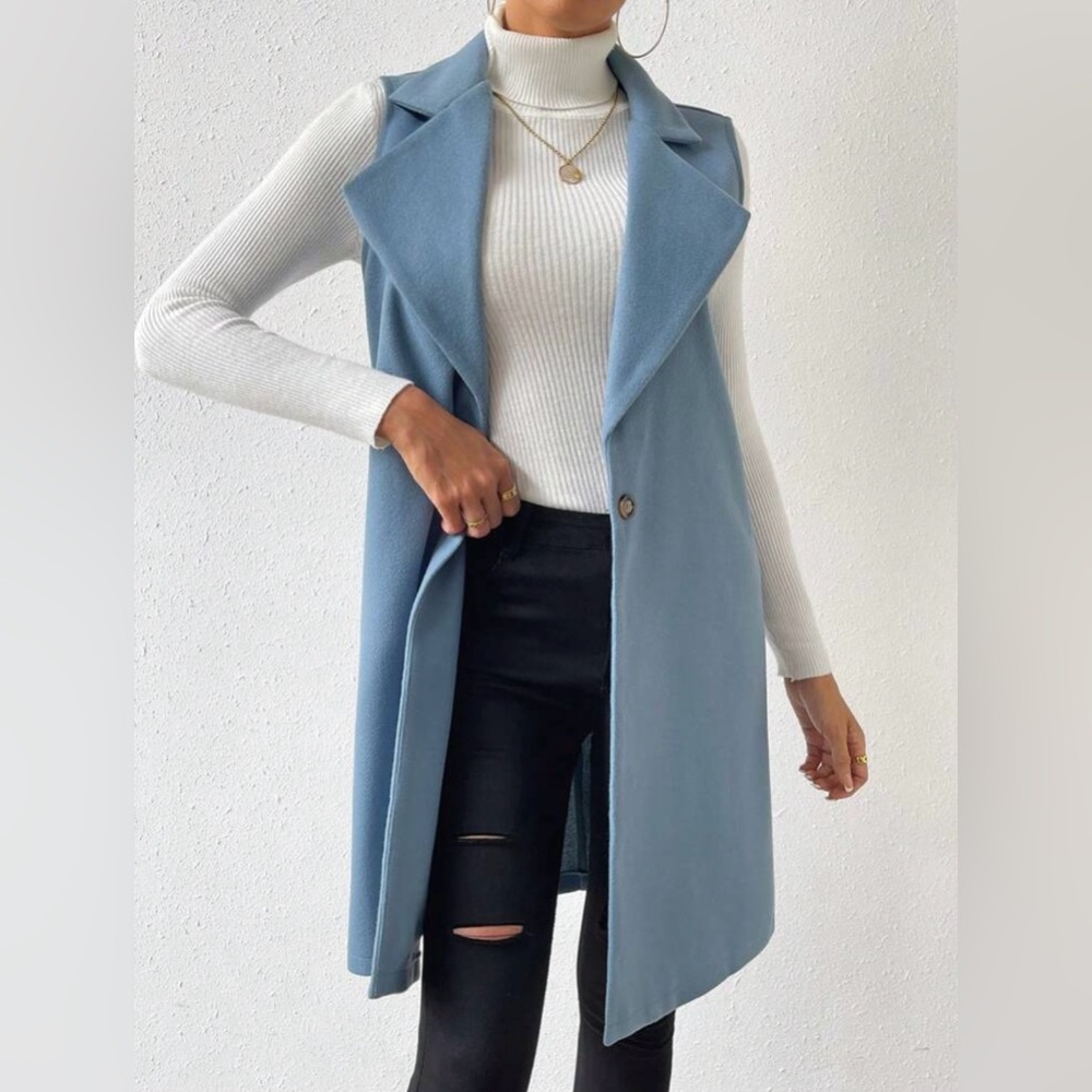 Single button vest 💫